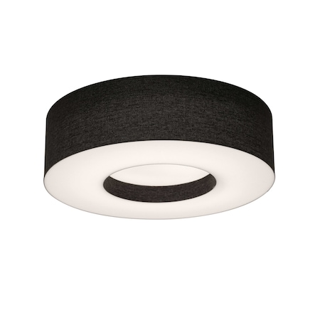Afx Montclair 12'' Flush Mount - Black Shade MCF1214MB-BK